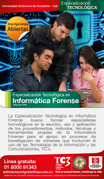 Informatica Forense Especialización Tecnológica en Informática Forense